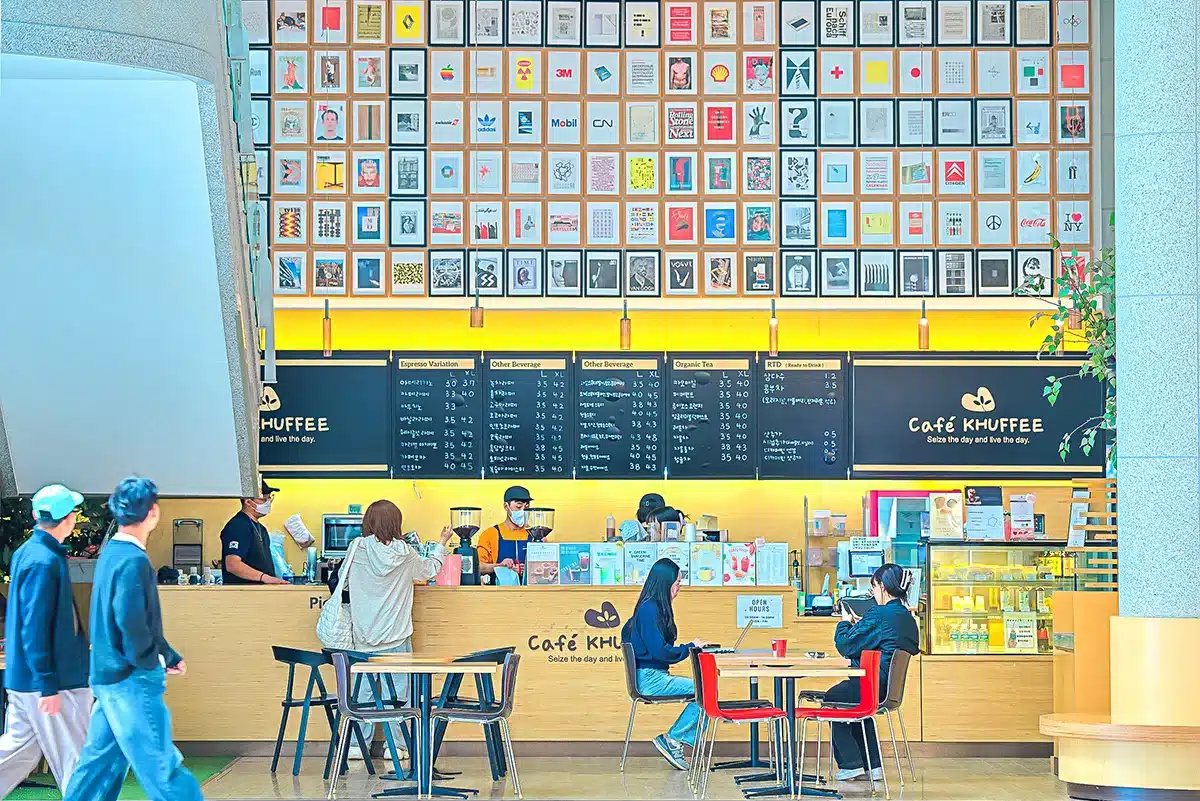 キョンヒ大学 kyung hee university 韓国留学 語学堂 キャンパス カフェ cafe