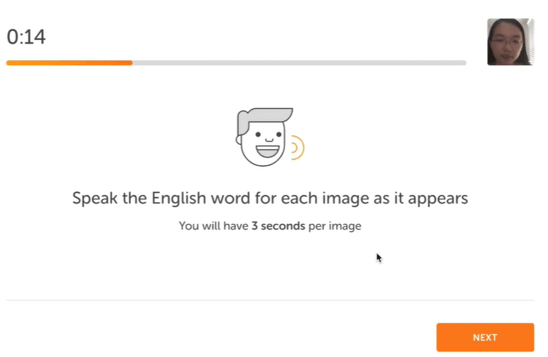 Duolingo speaking section 1