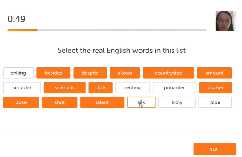 duolingo sample question