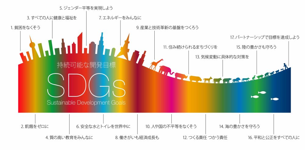 SDGs　17の目標　中学生　高校生　夏休み