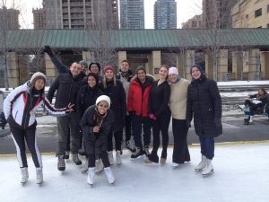 カナダ　冬　アクティビティ　留学　スケート