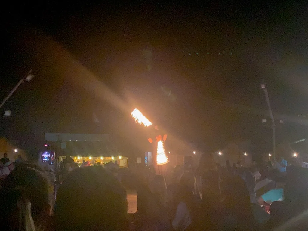 ファイヤーダンスショー