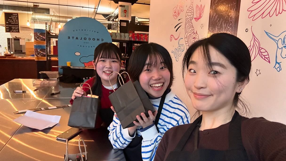 ニュージーランド留学　ワーキングホリデー　ウェリントン　カフェ　カフェ巡り　放課後　語学学校　語学留学