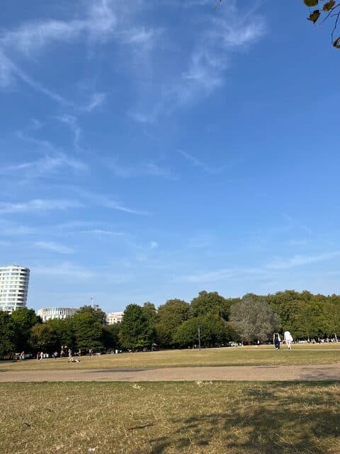 ハイドパーク イギリス留学 憩いの場 ロンドン留学