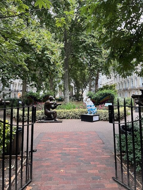 パディントン駅 パディントン 公園 イギリス留学 憩いの場 ロンドン留学