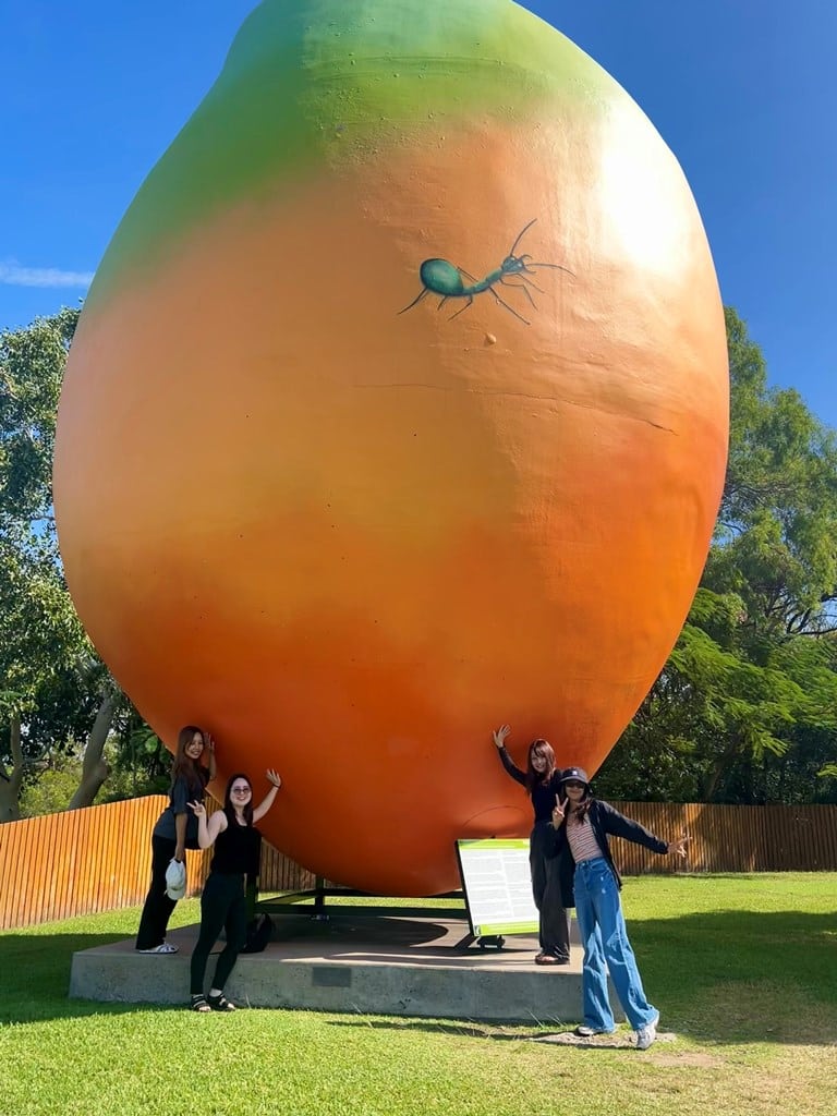 出水さん留学中の写真
