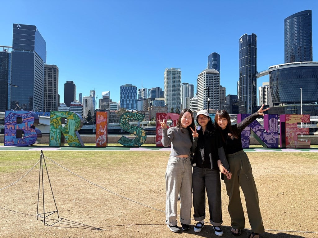 出水さん留学中の写真